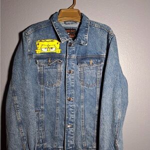 Levi's Denim Jacket with Yellow Cartoon Patch